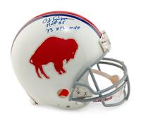 An OJ Simpson Signed Autograph Buffalo Bills Signed Autograph VSR4 Proline Helmet with Multiple Inscriptions
