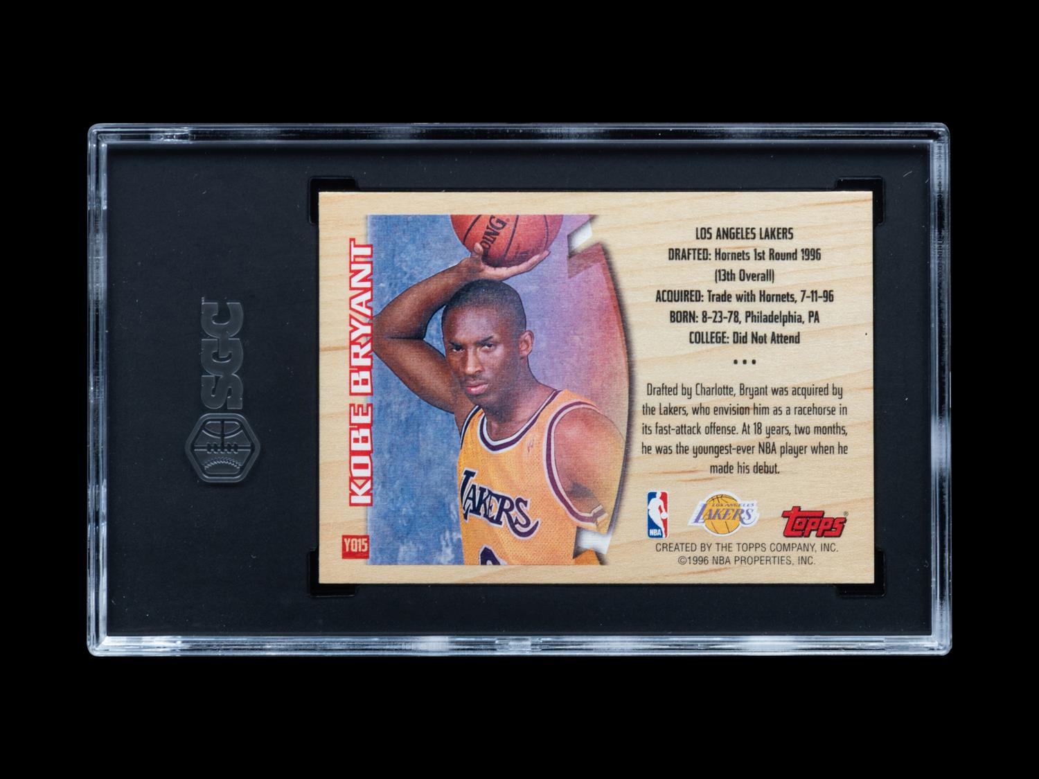 A Group of 1996-97 Topps Youthquake Kobe Bryant Rookie Basketball Cards,