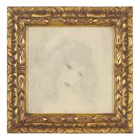 Marie Laurencin (French, 1883-1956) — Petite Tête de Femme aux Cheveux Frisés, 1924