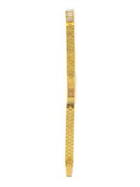 A Yellow Gold Wristwatch, Omega,