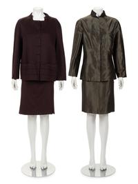 Two Chado Ralph Rucci Skirt Suits, 2000-10s