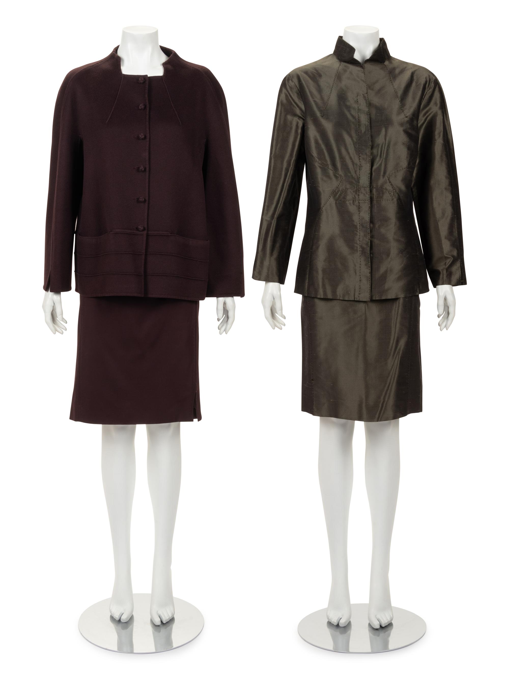 Two Chado Ralph Rucci Skirt Suits, 2000-10s