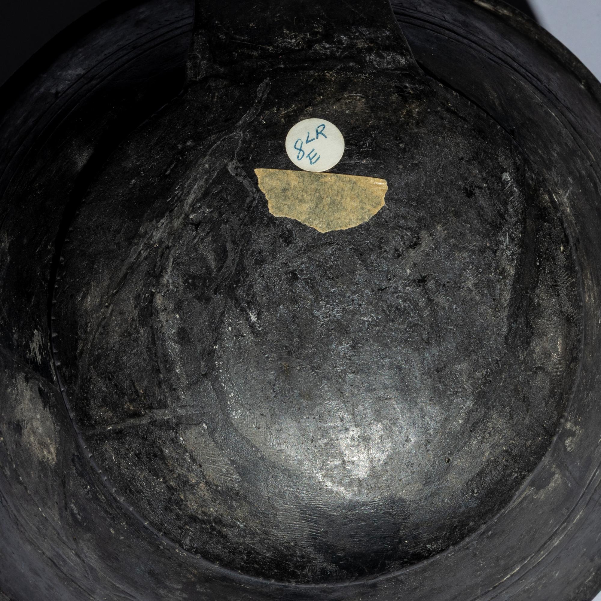 Two Etruscan Bucchero Kyathoi