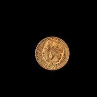 A Republic of Mexico 1945 2 1/2 Peso Gold Coin