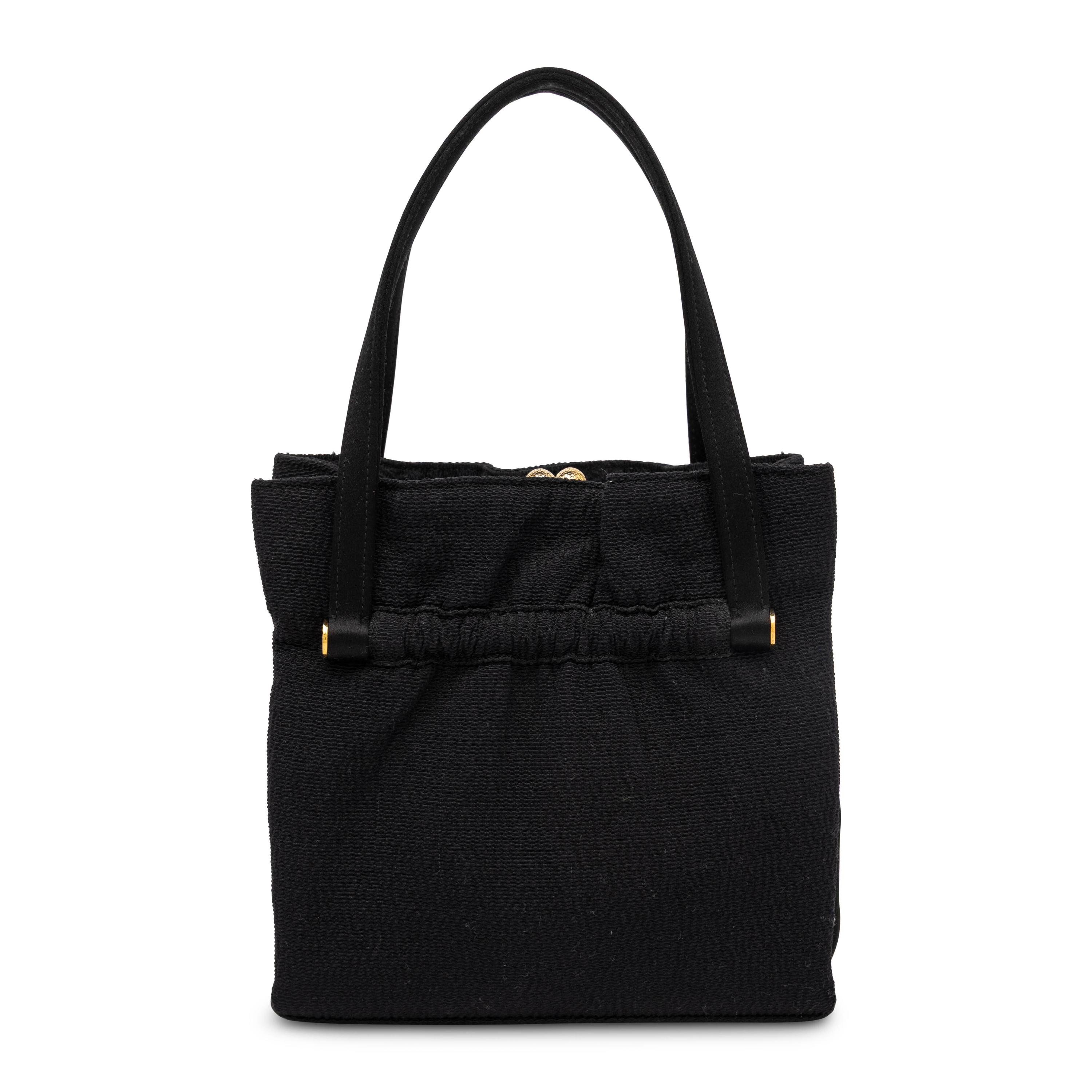 Christian Dior, Black Silk Handbag, 1999