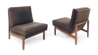 Florence Knoll (American, b.1917), KNOLL, c.1955, a pair of lounge chairs