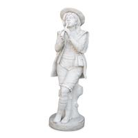 An Italian Marble Figure of a Boy with a Flute