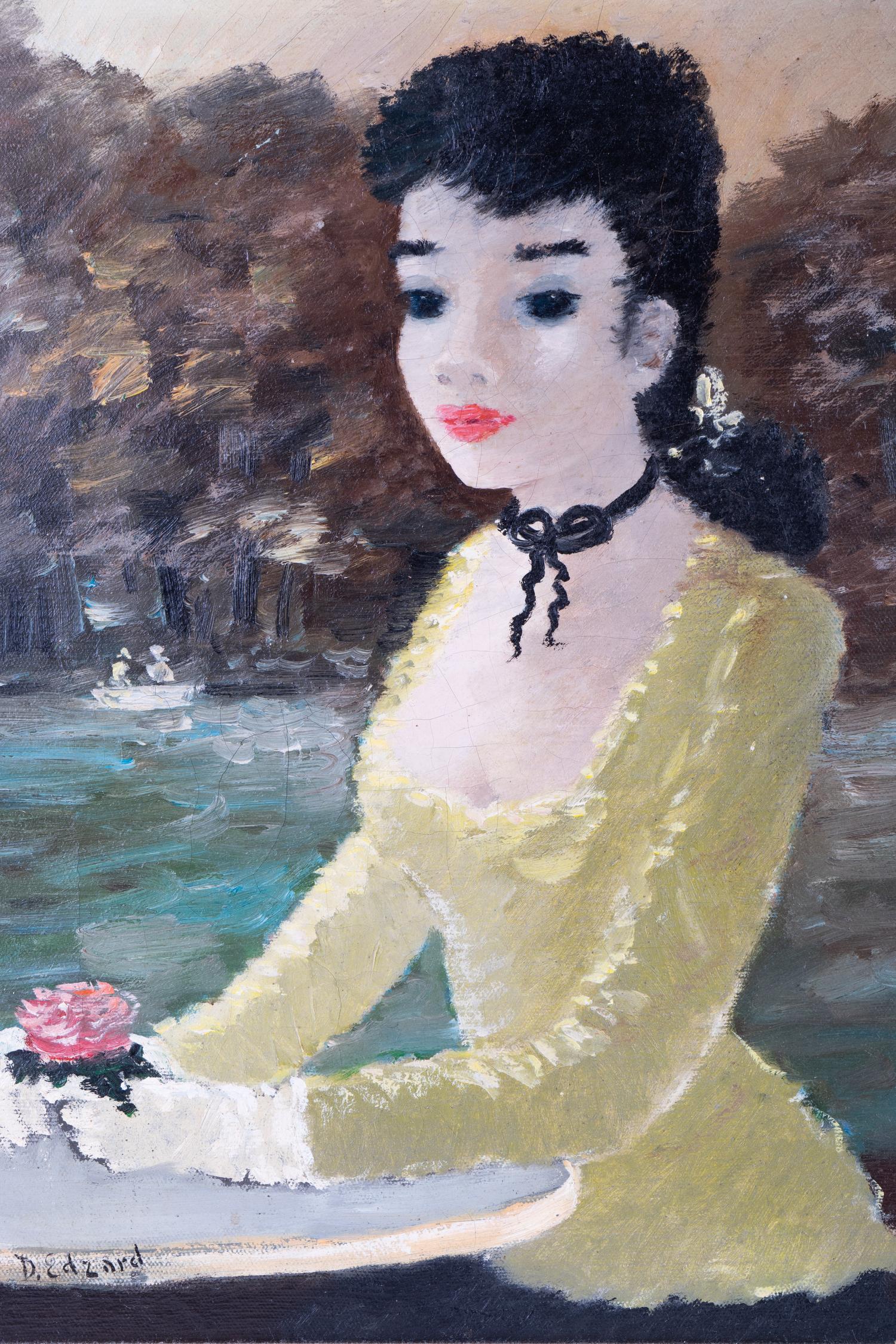 Young Girl in Yellow Dress