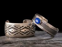 Navajo Sterling Silver Cuff Bracelets