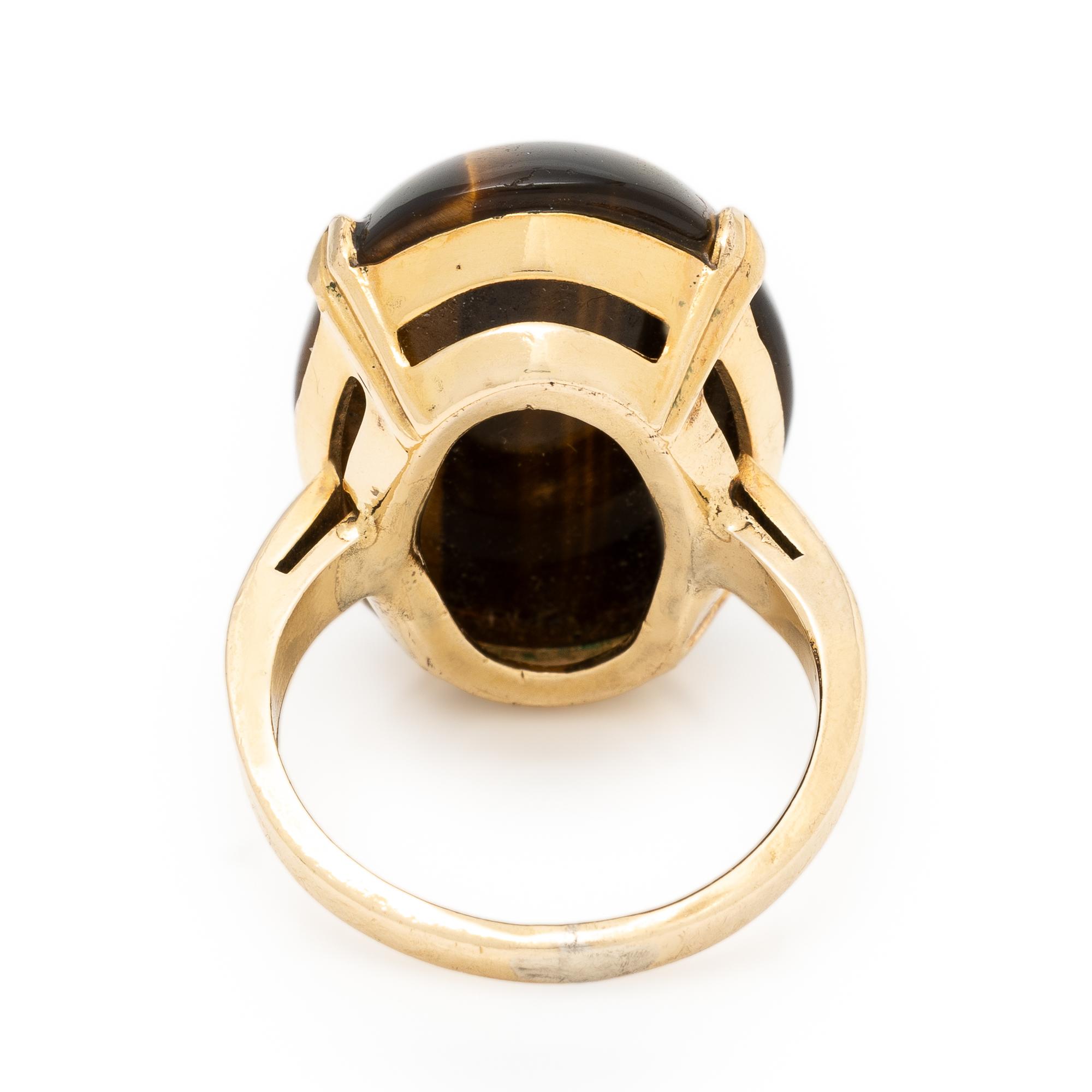Tiger's Eye Quartz Ring