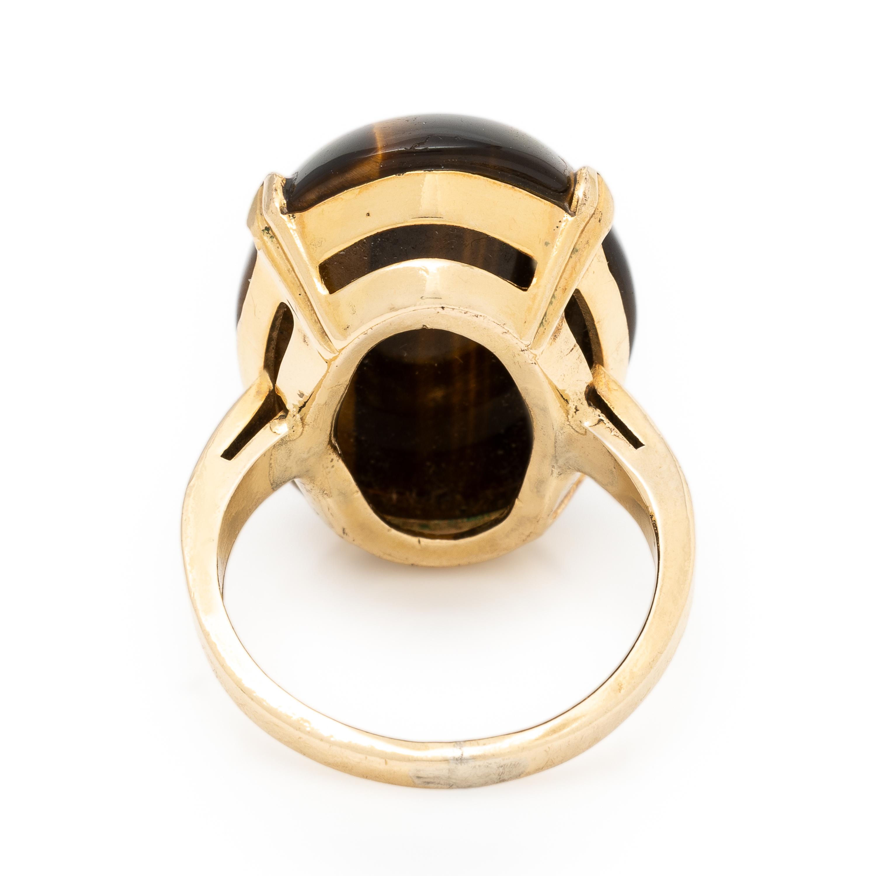 Tiger's Eye Quartz Ring