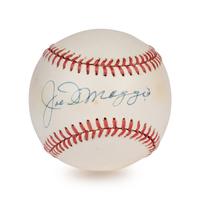A Joe DiMaggio Single Signed Autograph Baseball (Beckett Authentication Services Letter),