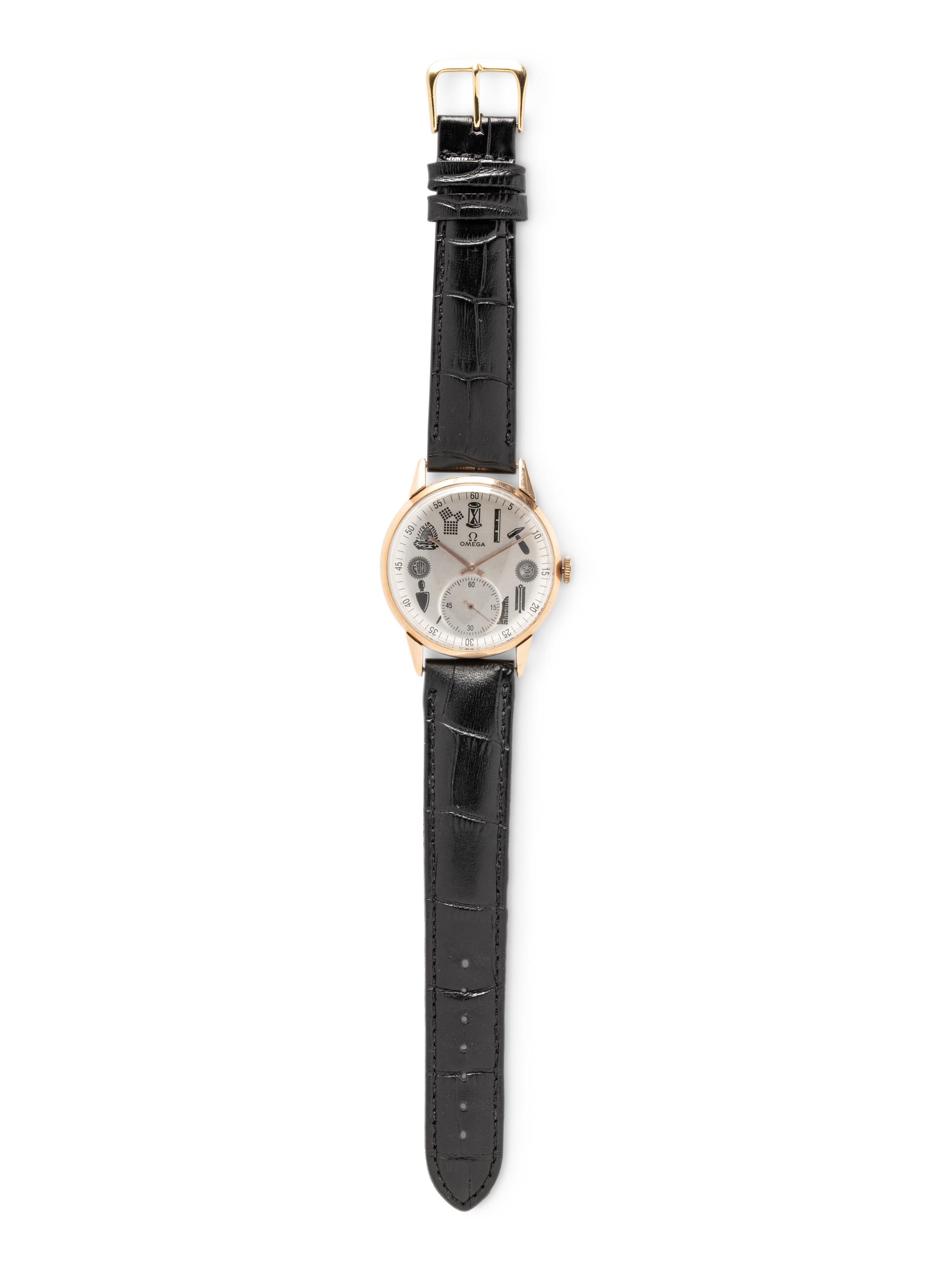 OMEGA, 18K ROSE GOLD WATCH
