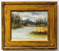 Jayne Bellows, (American, 20th century), Shipyard Creek, Kent County, MD