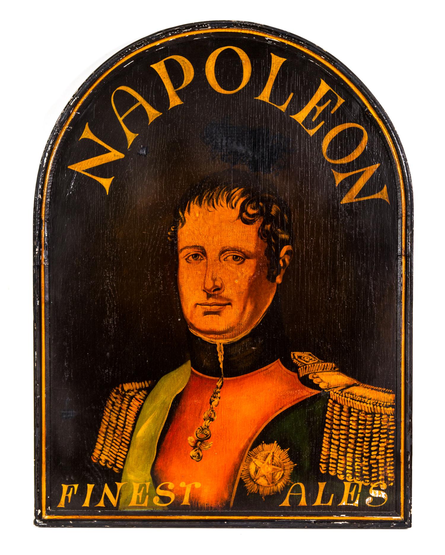 An English Painted Trade Sign Height 31 5/8 x width 24 inches. — 20TH CENTURY