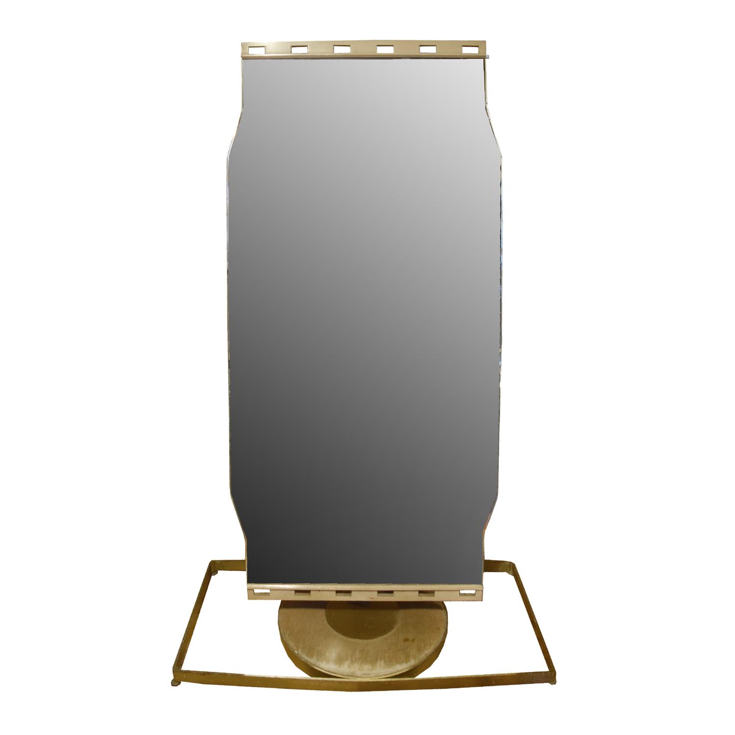An Adjustable Dressing Mirror 39.5" W x 20" D x 69.5" H — Italy, 20th Century