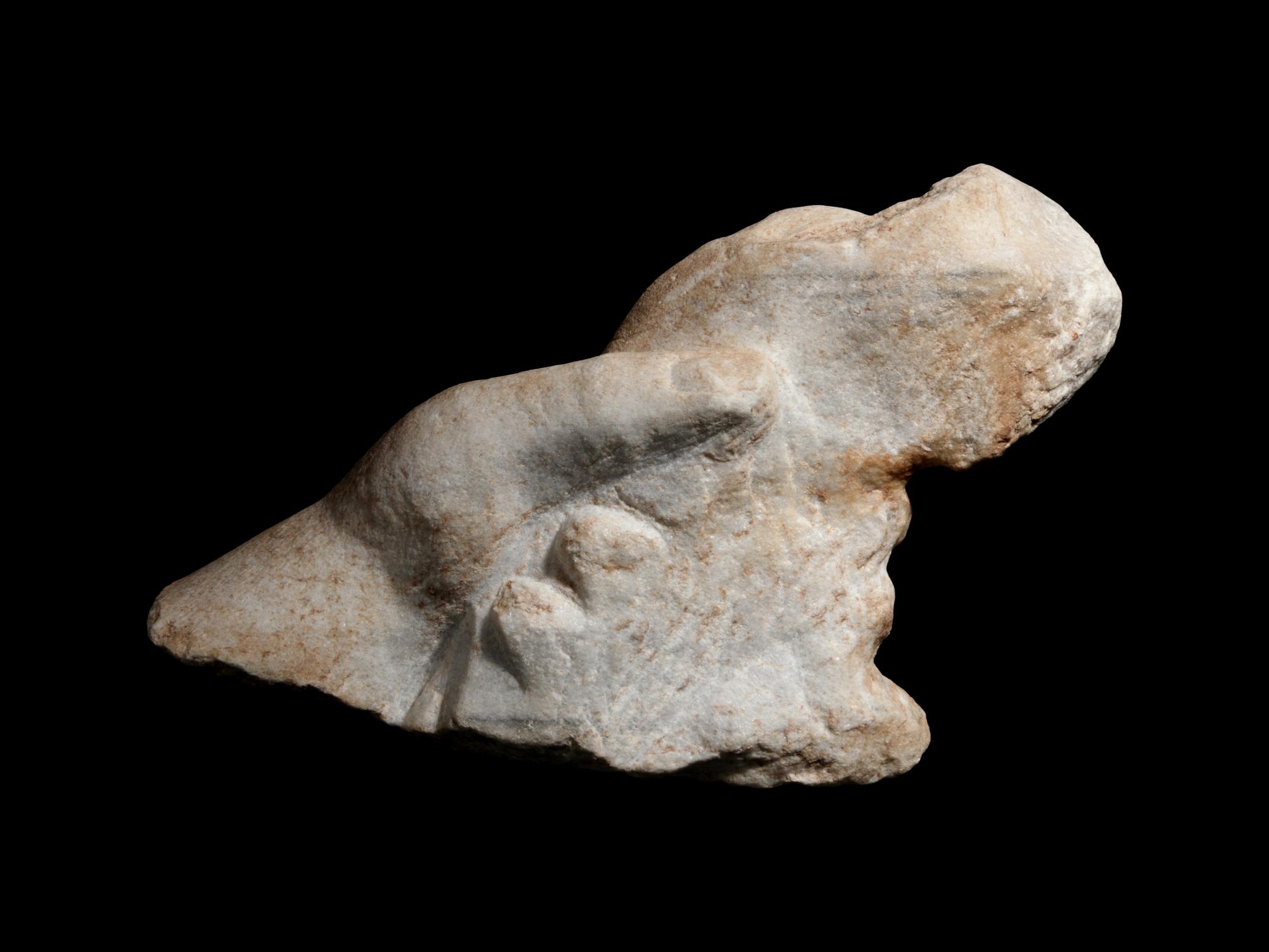A Roman Marble Over-Lifesized Hand from a Statue