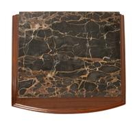 A French Art Deco Marble Top Night Stand