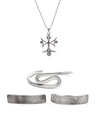 A Collection of Silver Jewelry,