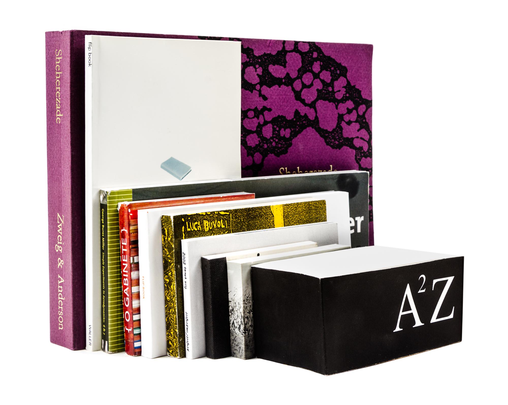 (FLIPBOOKS) A group of 10 books, including works by Angie Waller, Karen Hanmer, Luca Buvoli, Zweig & Anderson, and others.