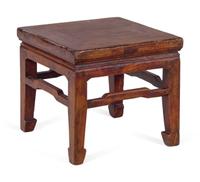 A Chinese Carved Fruitwood Jardinière Stand