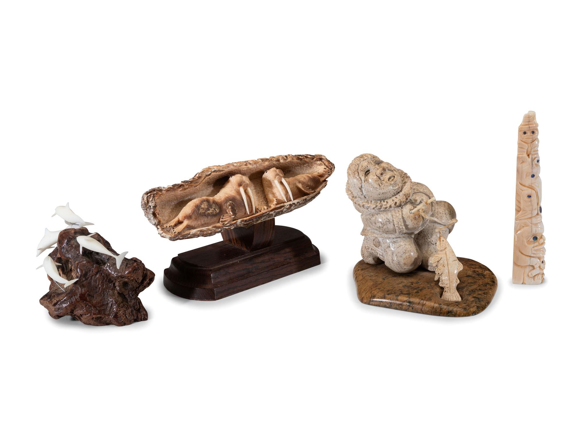 Collection of Alaskan Carvings