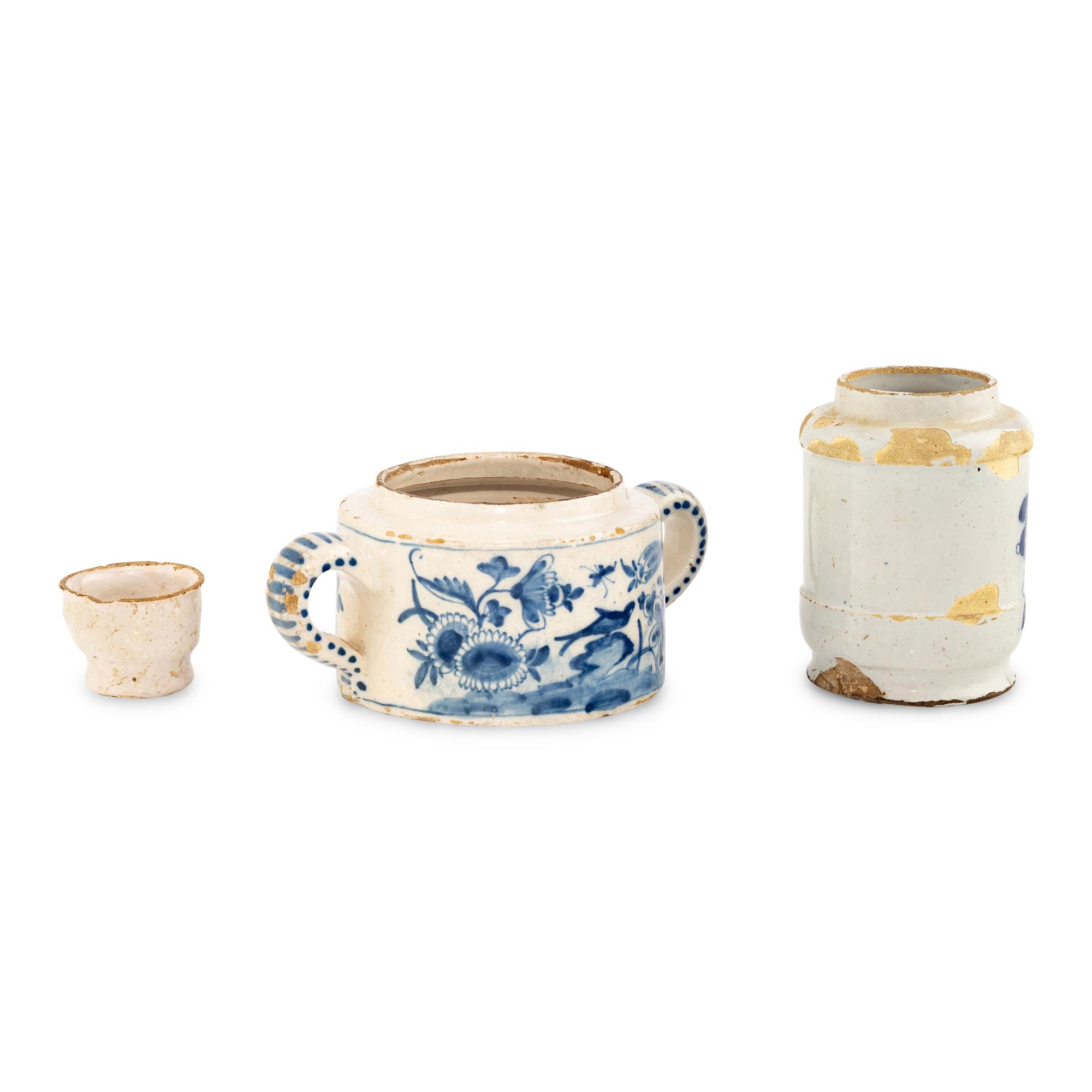 A Group of Three Dutch Delft Articles