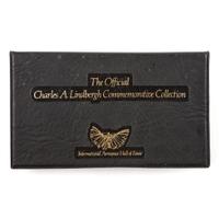 [EXONUMIA]. Medals commemorating WWII, US Navy, and Space Shuttle Columbia, with Charles Lindbergh commemorative FDCs.