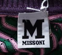 A Missoni Multicolor Knit Cardigan, No size.