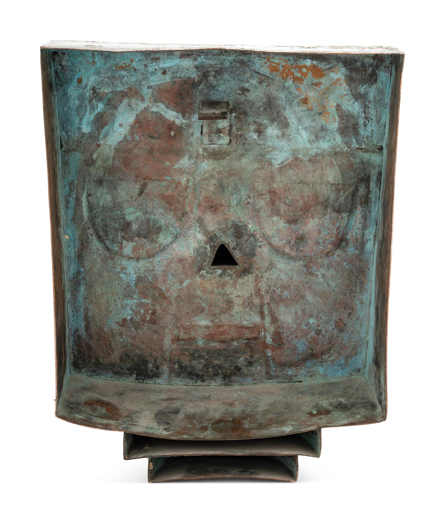 An Art Deco Tôle Mask