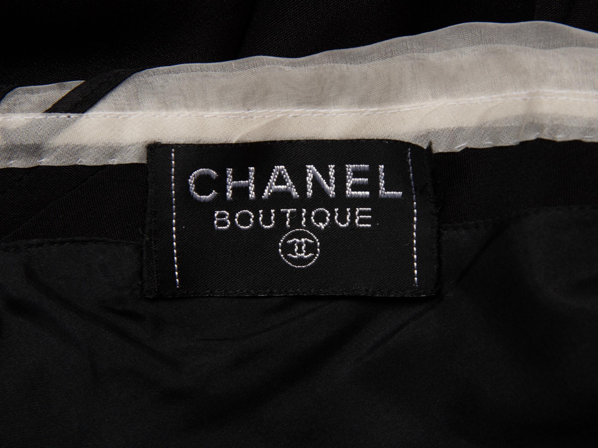 Chanel, Organza-Trimmed Cocktail Dress