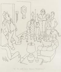 George Price, (American, 1901-1995), Ah! The People Versus Herman Pretzfelder.