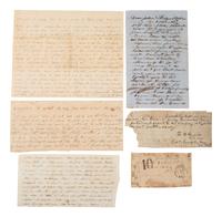 [CIVIL WAR]. A group of letters and Confederate documents related to the state of South Carolina.