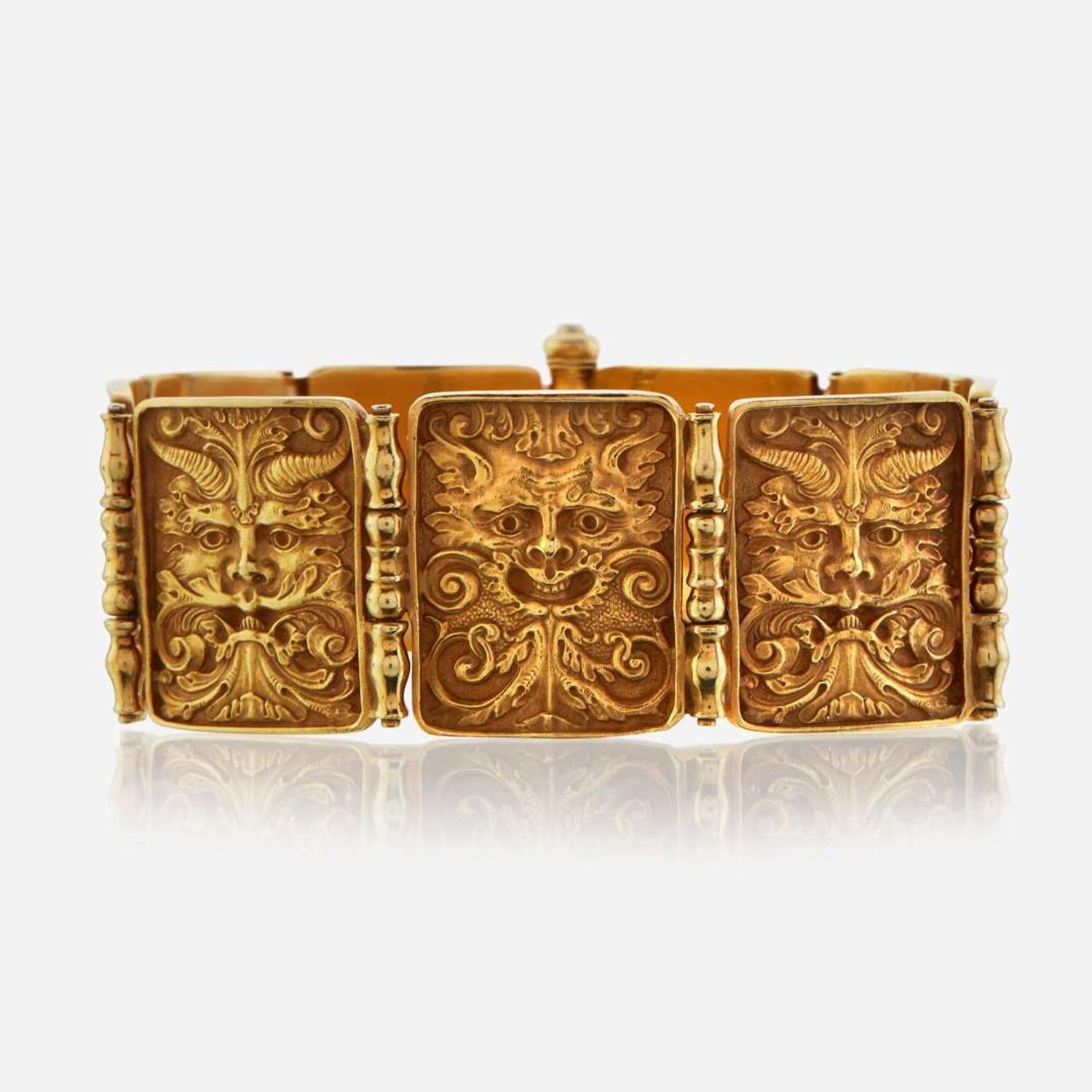 A gold bracelet, Paul Lantuch