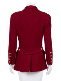 Chanel Wool Tweed Double-Breasted Jacket, 1980-90s