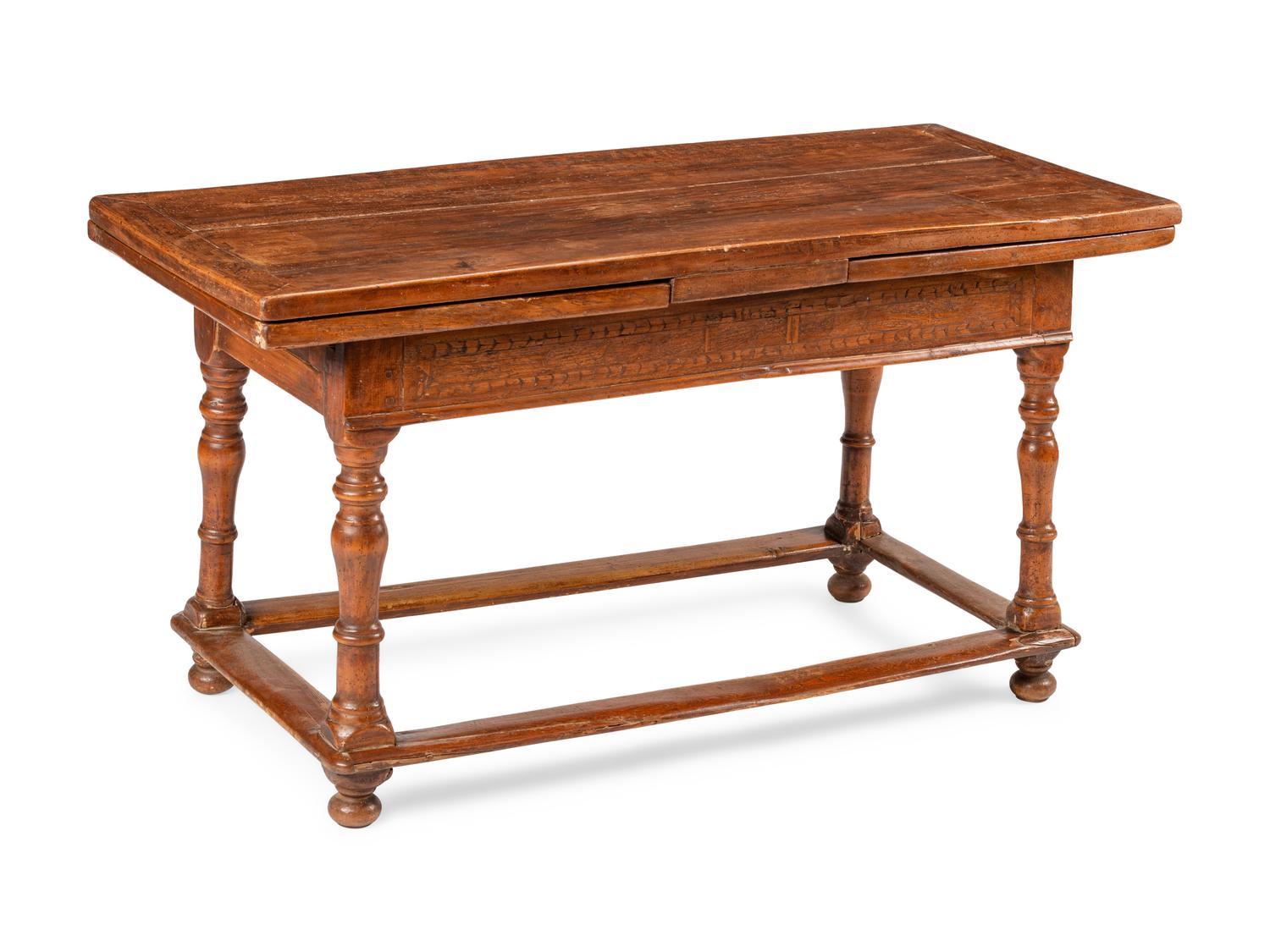 A Spanish Baroque Walnut Table