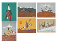 Six Works: To Catch a Pony, Warrior, Selecting Camp Site, Moving On, Winter Traveler and War Leader