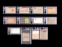 A Collection of Chicago Bears Legends PSA Graded Football Cards