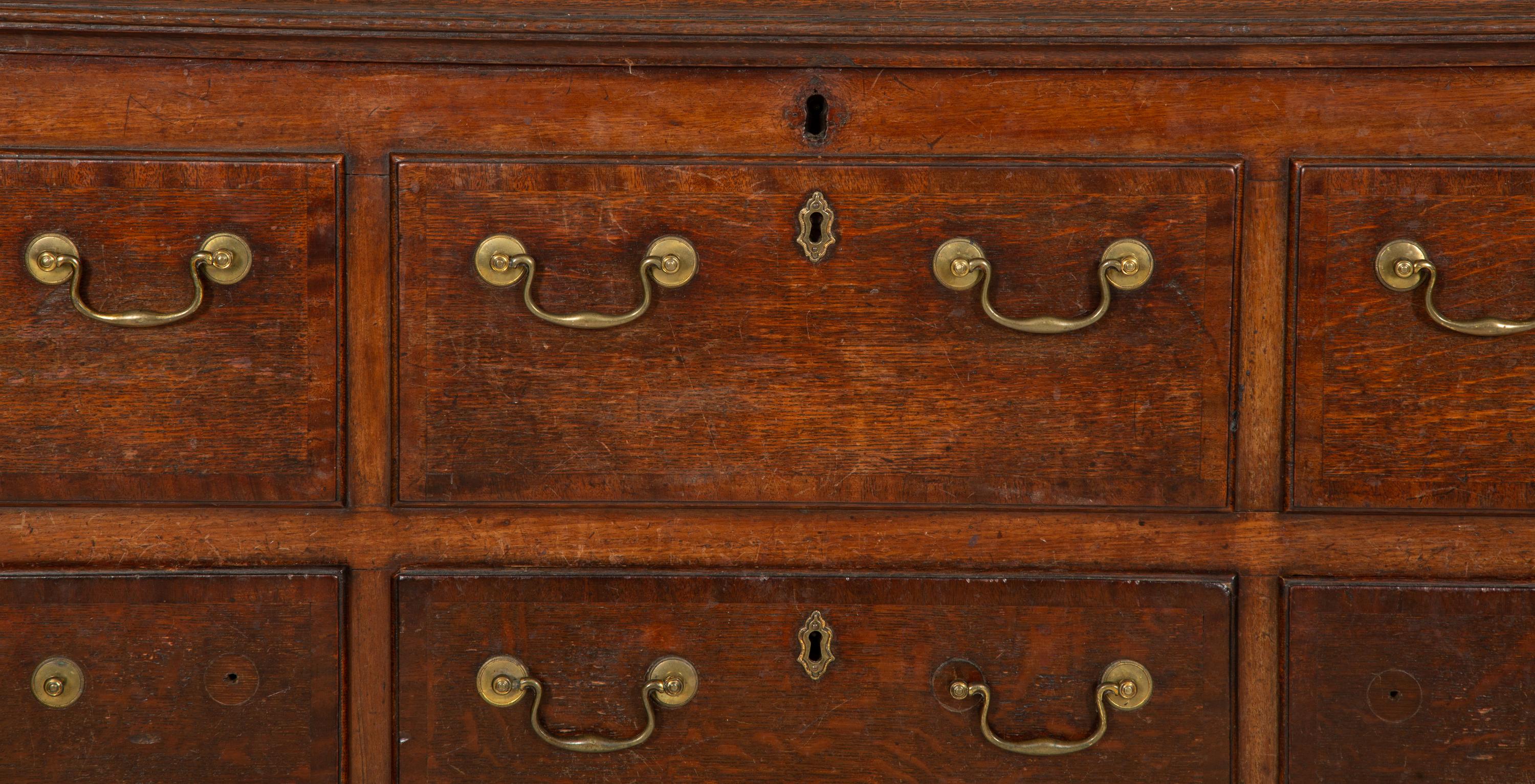 An English Oak Sideboard with Hinged Top