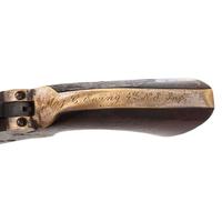 Colt Model 1849 Pocket Revolver Inscribed to Major E. Ewing - 4th NJ - with Archive including CDV, Shoulder Straps and Framed Printed Color Image