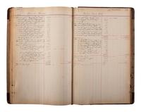 [NATIVE AMERICAN] -- [OKLAHOMA TERRITORY]. Manuscript ledger from trading post at Cloud Chief, Oklahoma Territory, with detailed purchase records for members of the Cheyenne and Arapaho Tribe, ca 1903-1904.