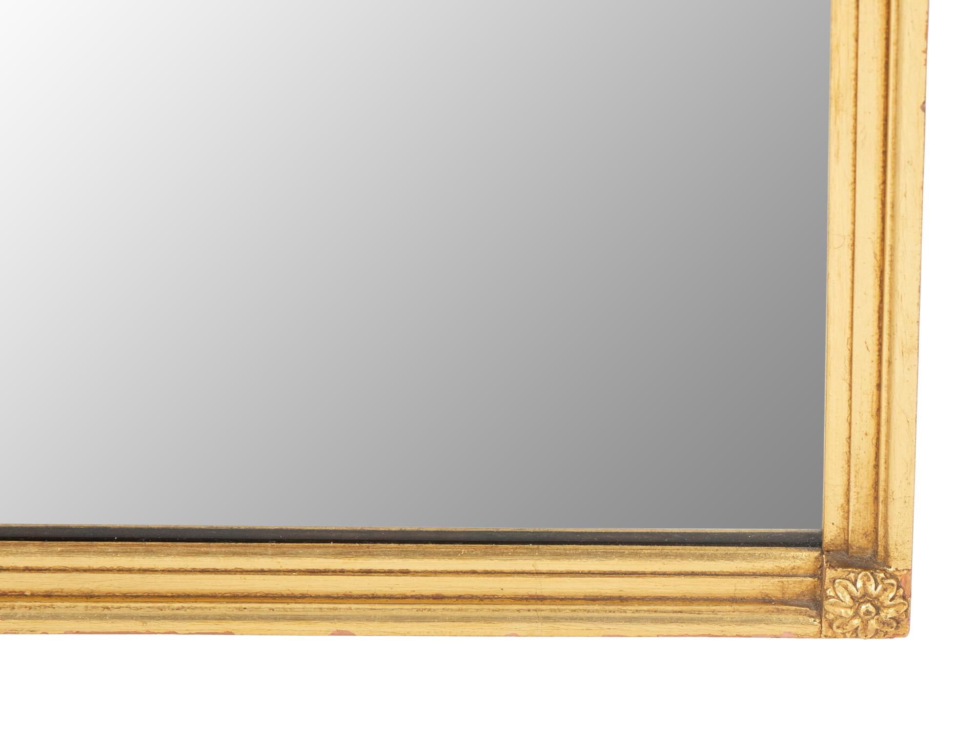 A Neoclassical Style Giltwood Mirror