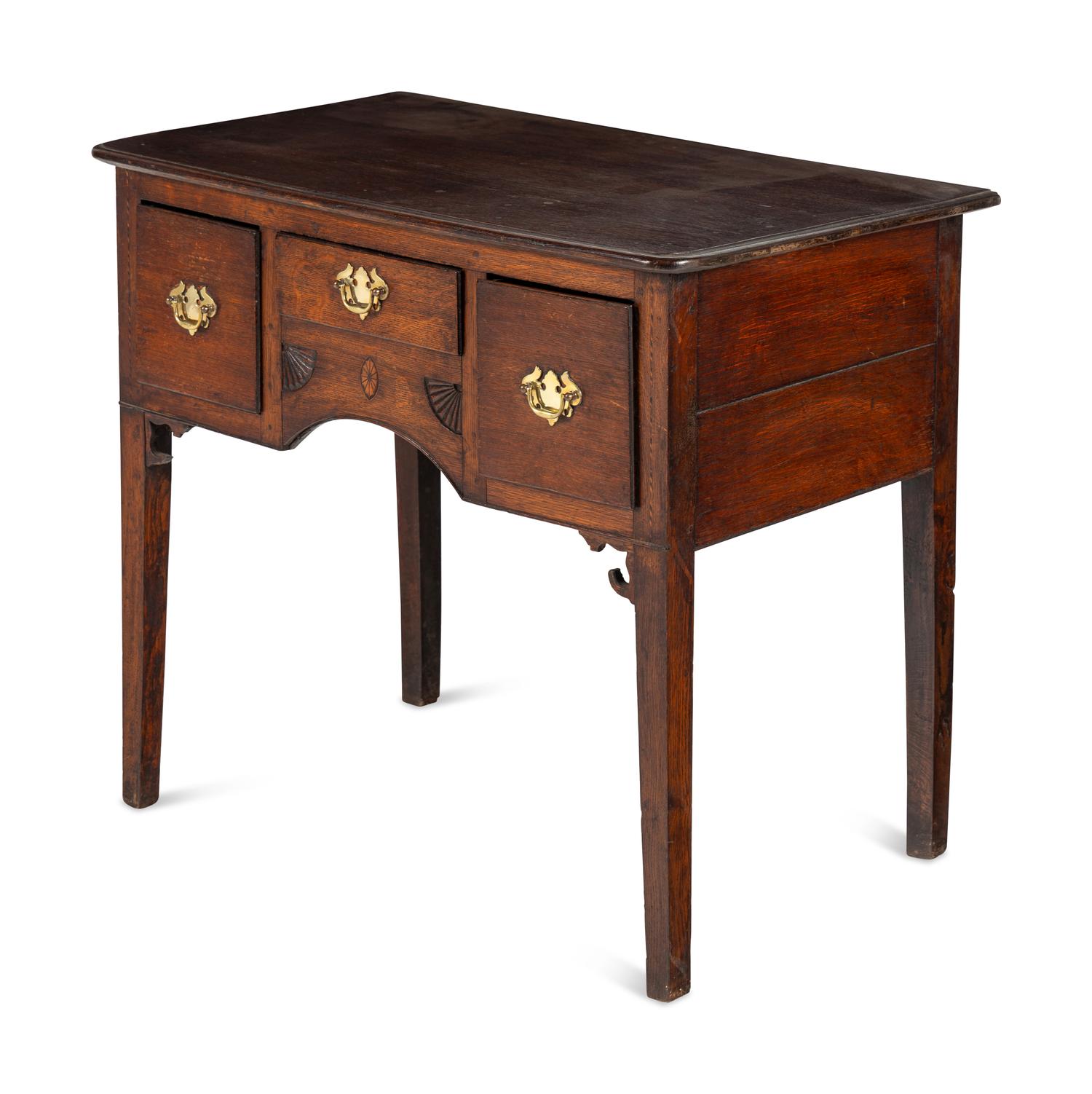 A George III Oak Dressing Table