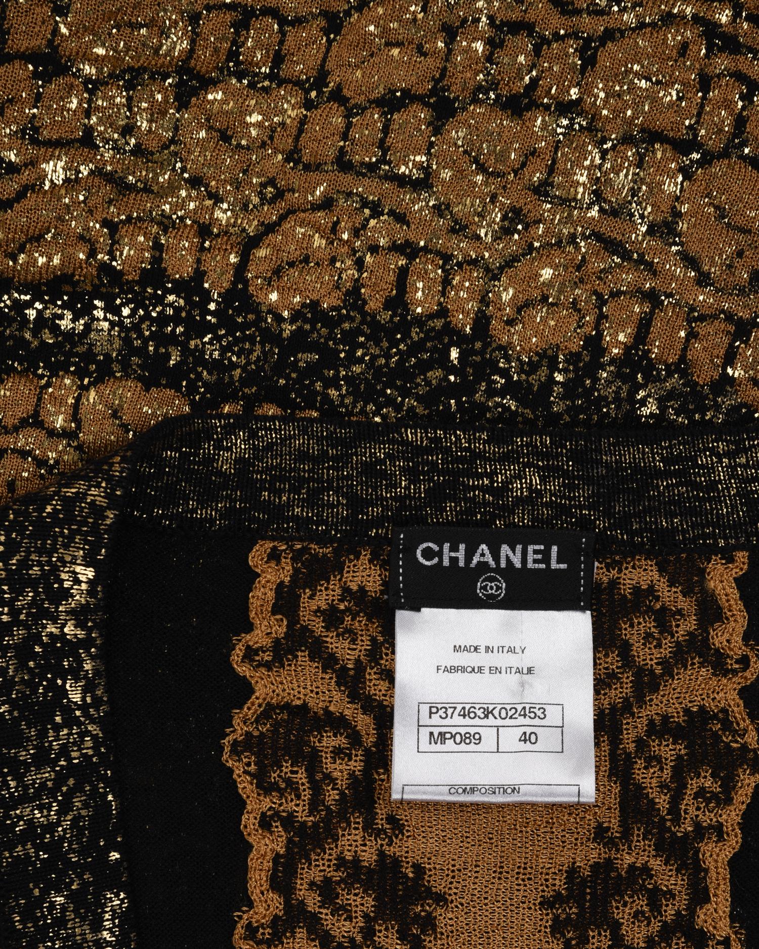 Chanel Knit Long Cardigan, 2000s