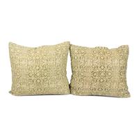 A Pair of Fortuny Moresco Throw Pillows