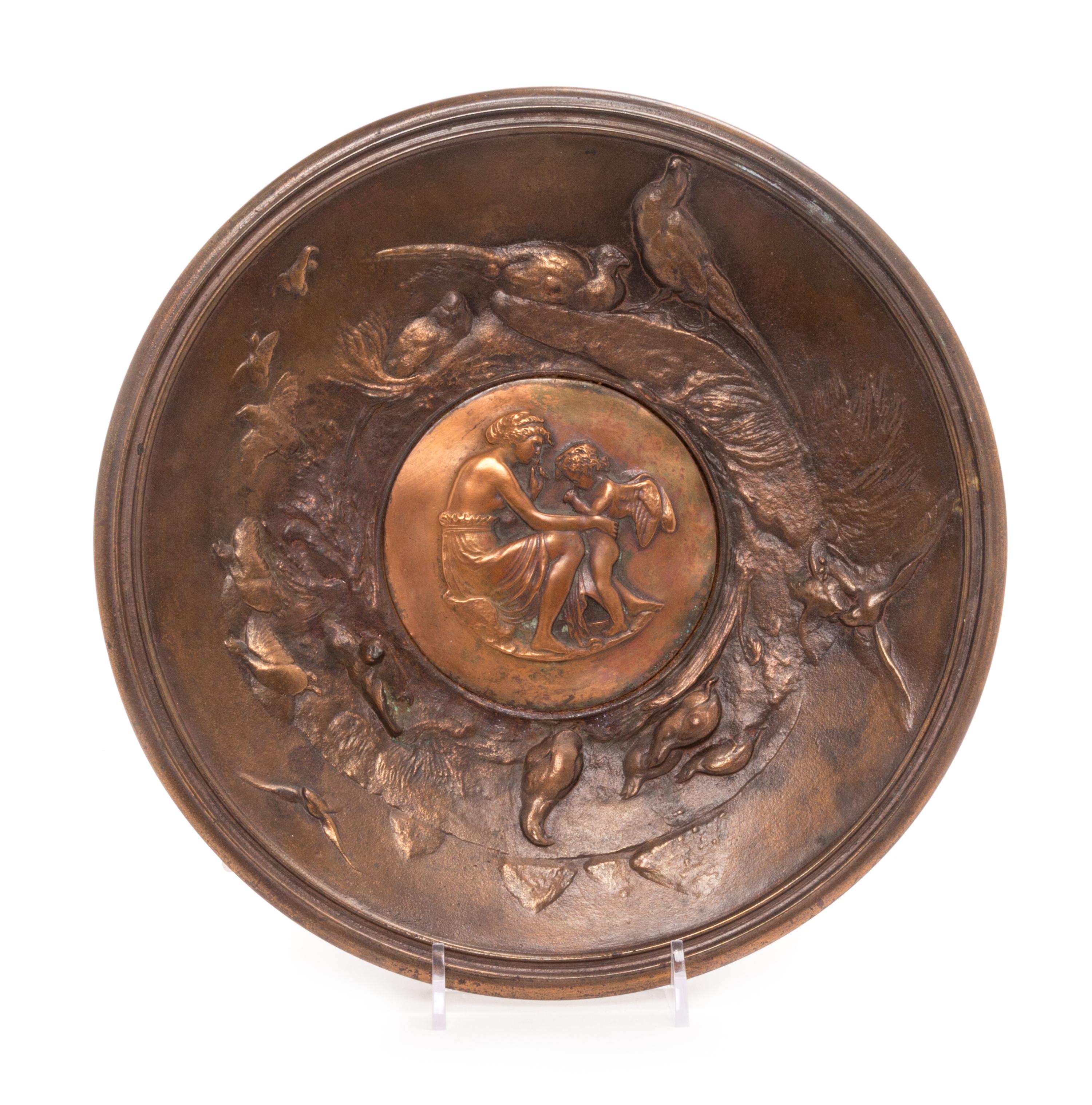 A Continental Bronze Charger Diameter 10 1/8 inches. — 19TH CENTURY