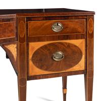A George III Mahogany and Satinwood Sideboard