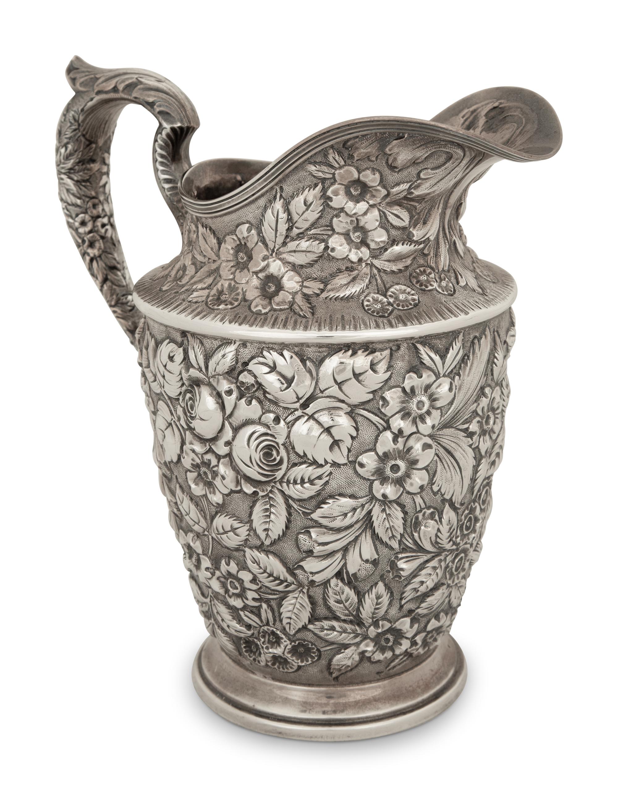 An American Silver Pitcher
