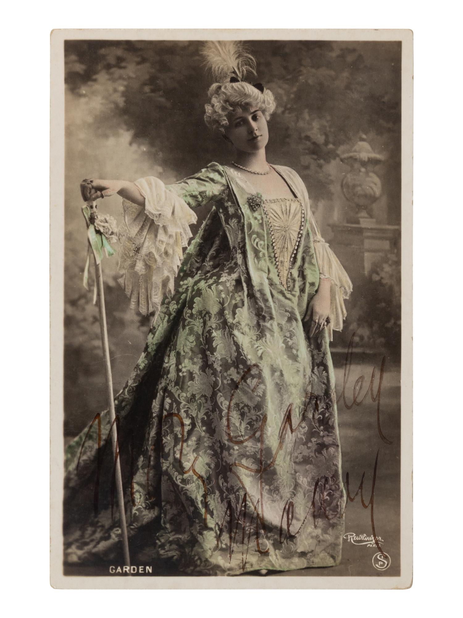 [20TH-CENTURY OPERA SINGERS]. A group of 6 signed photographs or photographic postcards of opera singers from the 1900s, comprising images of: