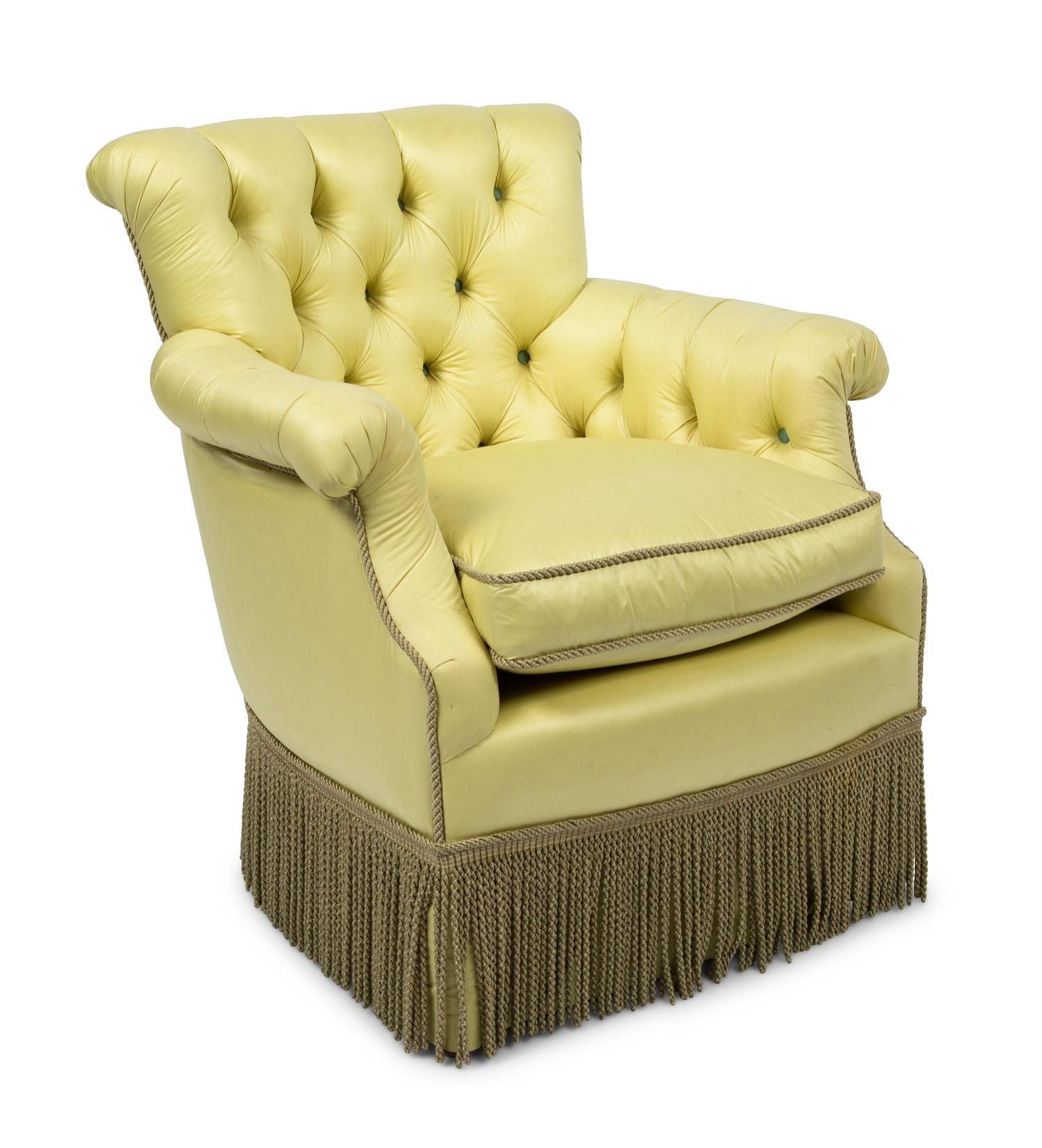A Contemporary Upholstered Armchair